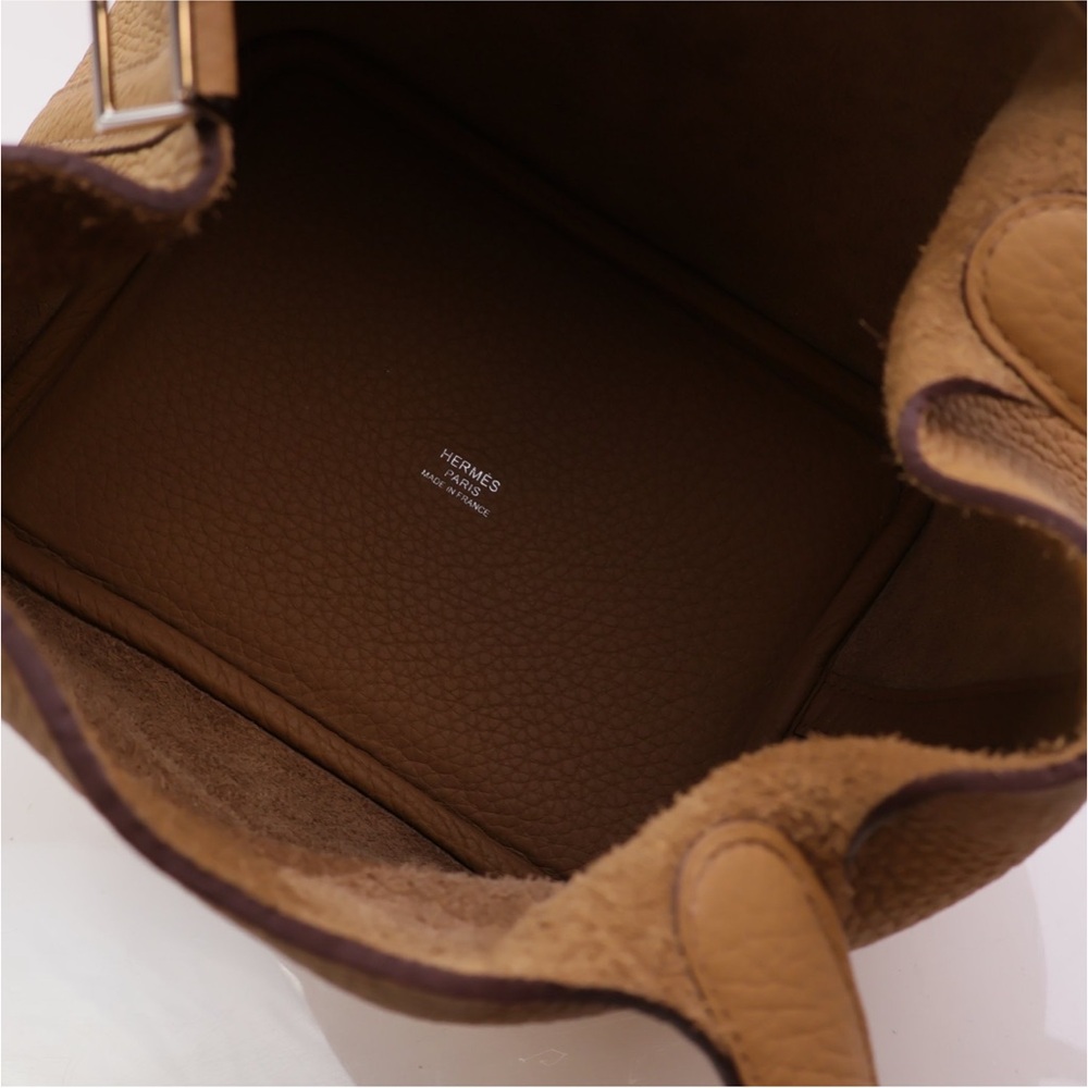 SOLD- Authentic Hermes Picotin 18 Biscuit - Picture 9 of 14